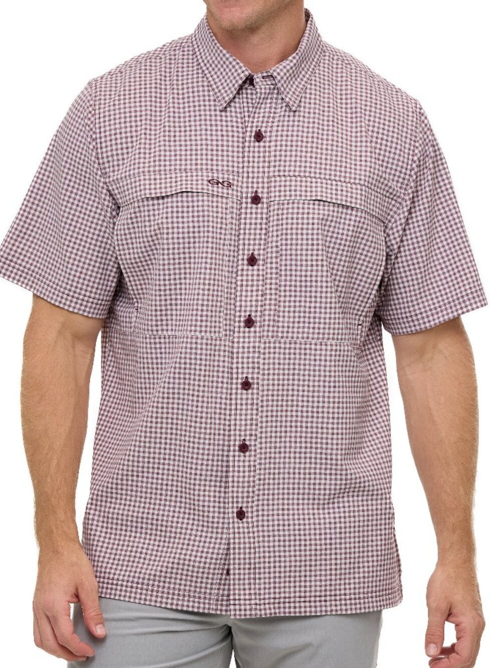 GameGuard Maroon TekCheck Shirt